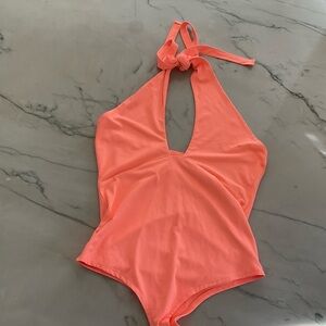 RIOREA Tie Bodysuit SZ M